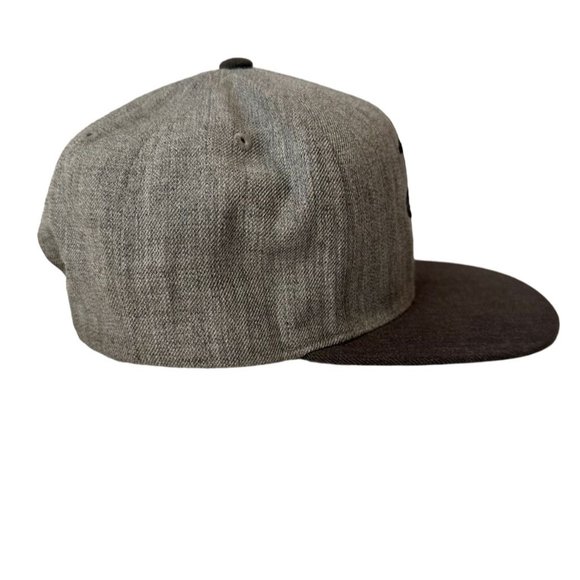 Mitchell & Ness Houston Rockets Hardwood Classics Snapback Hat Grey/Black - Picture 3 of 9